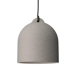 Pendant Lamp With Textile Cable And Lampshade Bell M In Ceramic -Home-Lamps pendant lamp with textile cable and lampshade bell m in ceramic 9