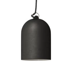 Pendant Lamp With Textile Cable And Lampshade Mini Bell XS Ceramic Shade -Home-Lamps pendant lamp with textile cable and lampshade mini bell xs ceramic shade 5