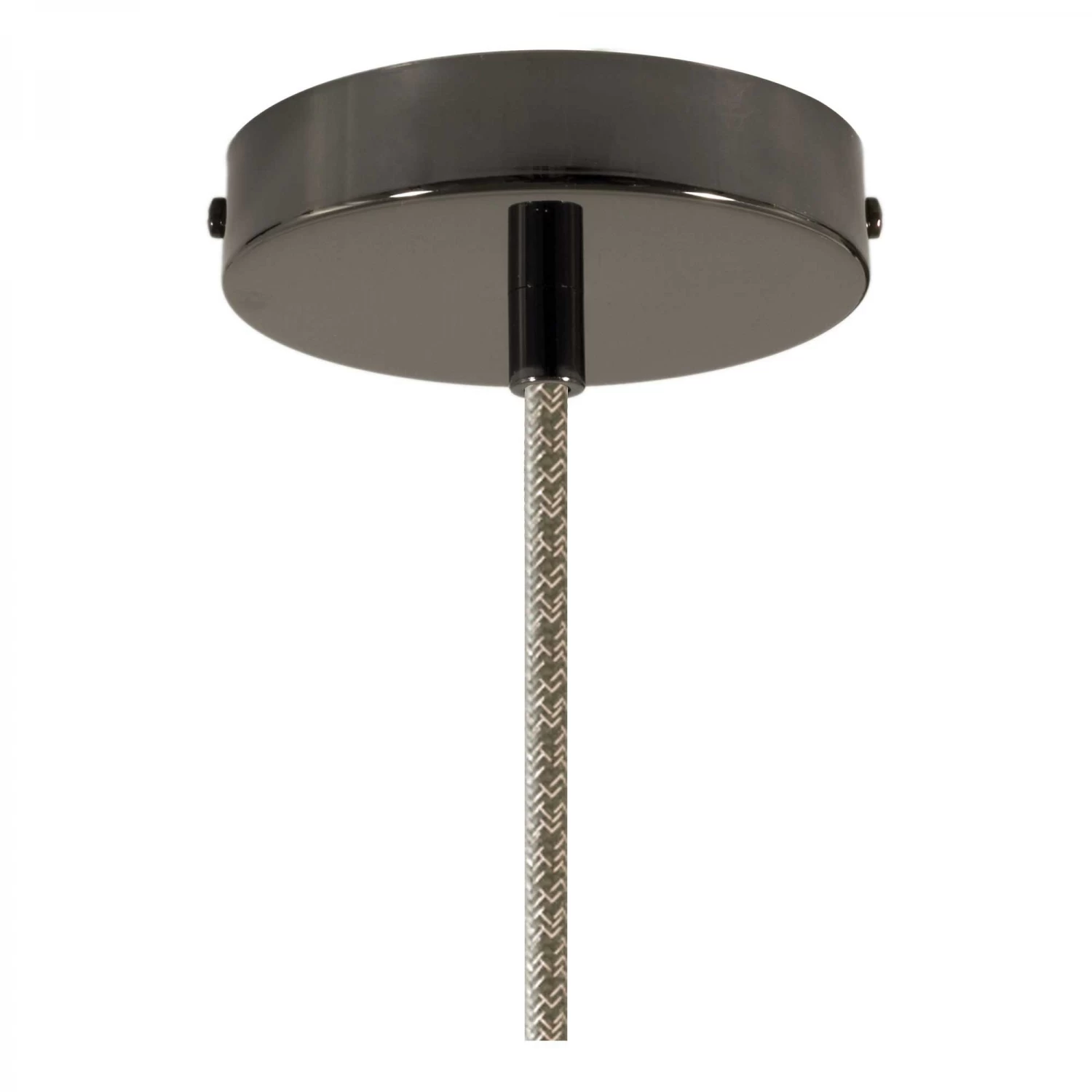 Pendant Lamp With Textile Cable And Metal Details 5 Pendant Lamp With Textile Cable And Metal Details - Image 3