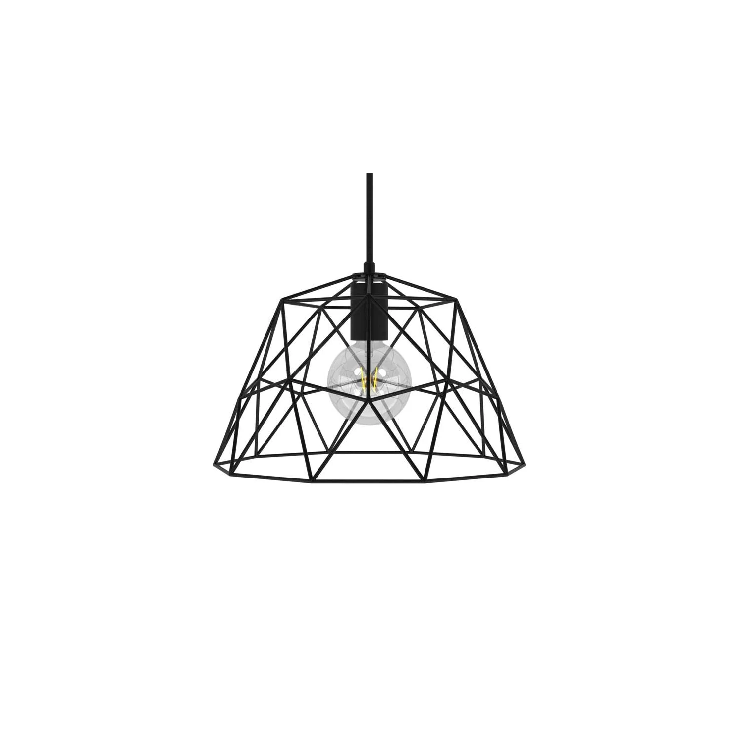 Pendant Lamp With Textile Cable, Dome Lampshade And Metal Details 16 Pendant Lamp With Textile Cable, Dome Lampshade And Metal Details - Image 14