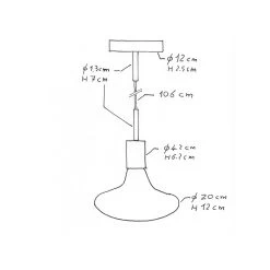 Pendant Lamp With Textile Cable, Metal Details And 7cm Cable Clamp 20 Pendant Lamp With Textile Cable, Metal Details And 7cm Cable Clamp -Home-Lamps pendant lamp with textile cable metal details and 7cm cable clamp 7
