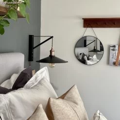 Pinocchio, Adjustable Black Varnished Wooden Wall Mount For Pendant Lamps. -Home-Lamps pinocchio adjustable black varnished wooden wall mount for pendant lamps 8