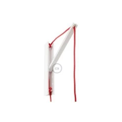 Pinocchio, Adjustable White Varnished Wooden Wall Mount For Pendant Lamps. -Home-Lamps pinocchio adjustable white varnished wooden wall mount for pendant lamps 7