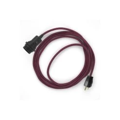 Plug-in Pendant For Lampshade With Switch On Socket | RC32 Raspberry Cotton