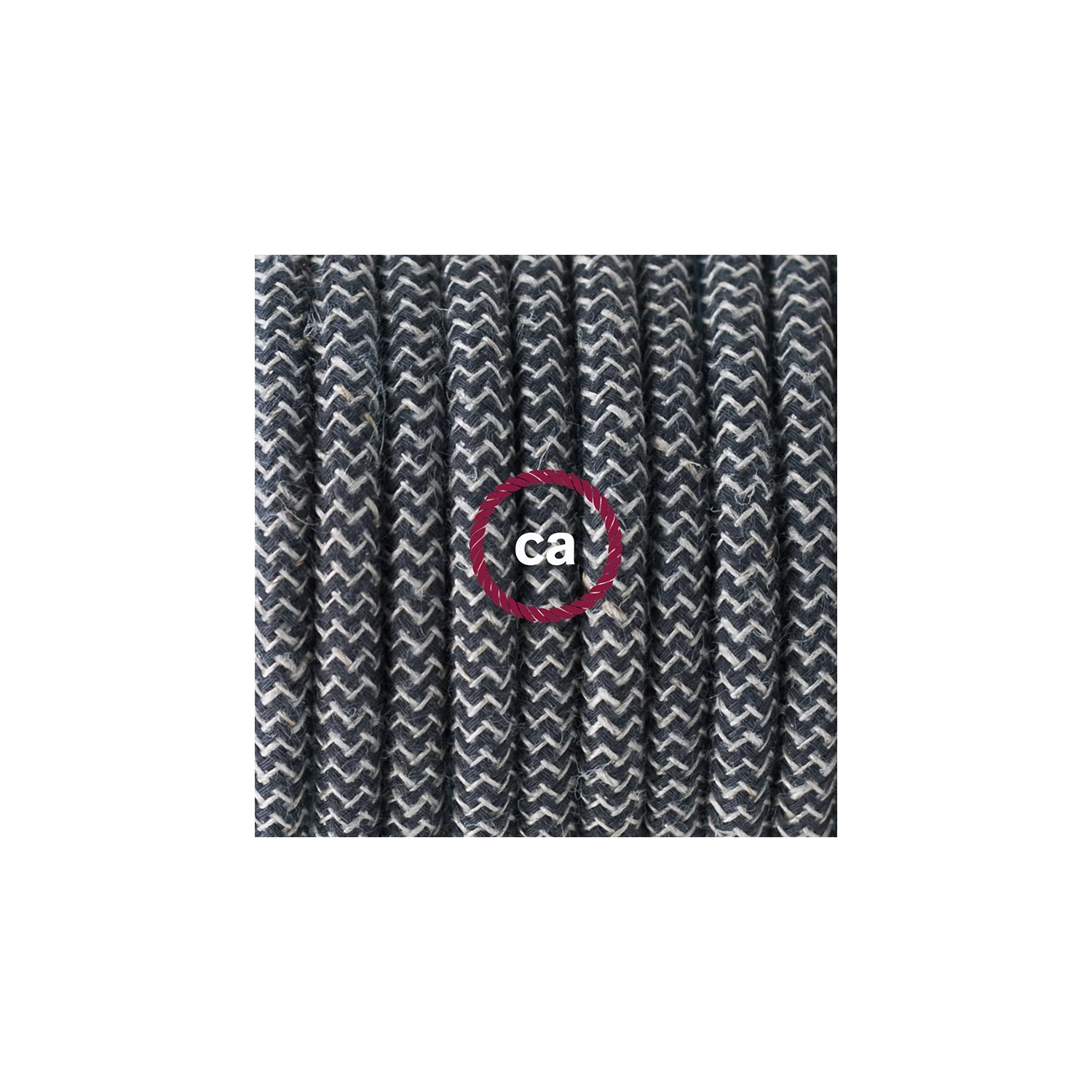 Plug-in Pendant For Lampshade With Switch On Socket | RD74 Natural & Charcoal Linen Chevron 3 Plug-in Pendant For Lampshade With Switch On Socket | RD74 Natural & Charcoal Linen Chevron