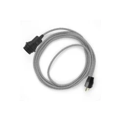 Plug-in Pendant For Lampshade With Switch On Socket | RL02 Silver Glitter -Home-Lamps plug in pendant for lampshade with switch on socket rl02 silver glitter 2