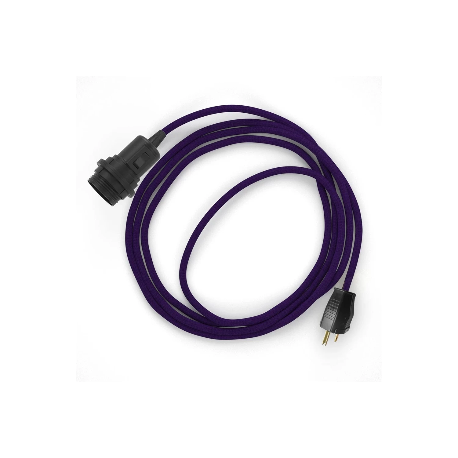 Plug-in Pendant For Lampshade With Switch On Socket | RM14 Violet Rayon 5 Plug-in Pendant For Lampshade With Switch On Socket | RM14 Violet Rayon - Image 3