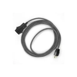 Plug-in Pendant For Lampshade With Switch On Socket | RN02 Gray Linen