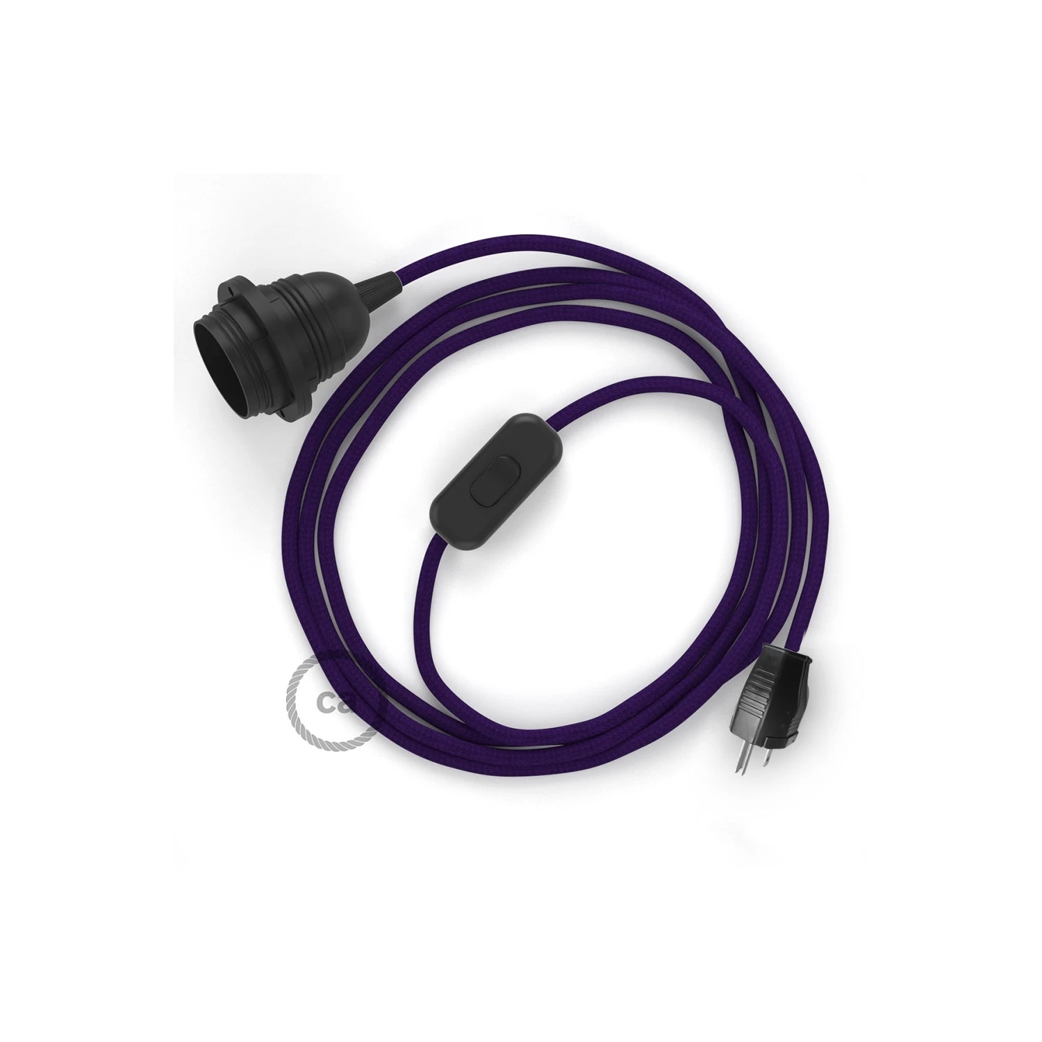 Plug-in Pendant With Inline Switch | RM14 Violet Rayon 4 Plug-in Pendant With Inline Switch | RM14 Violet Rayon - Image 2