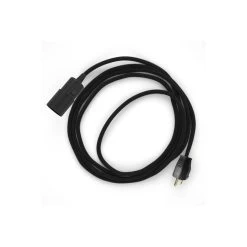 Plug-in Pendant With Switch On Socket | RC04 Black Cotton