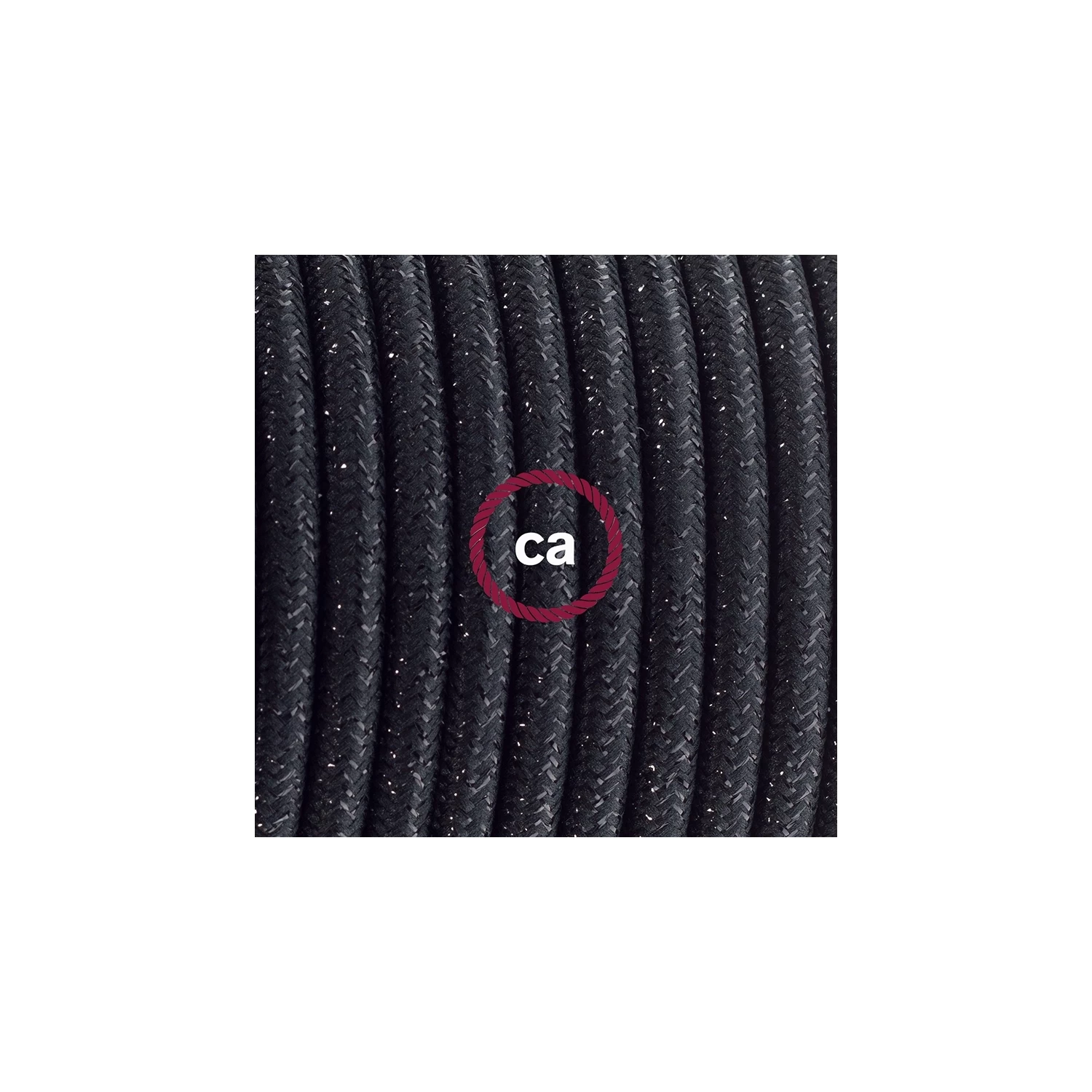 Plug-in Pendant With Switch On Socket | RL04 Black Glitter 4 Plug-in Pendant With Switch On Socket | RL04 Black Glitter - Image 2