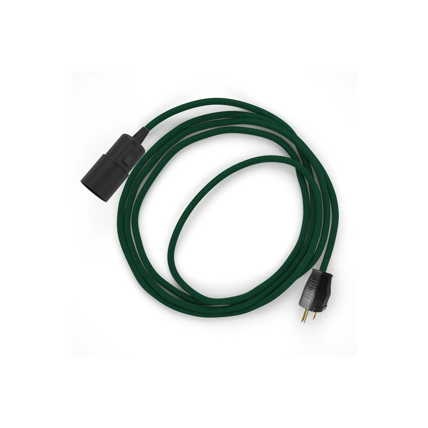 Plug-in Pendant With Switch On Socket | RM21 Emerald Rayon 3 Plug-in Pendant With Switch On Socket | RM21 Emerald Rayon