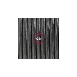 Plug-in Pendant With Switch On Socket | RM26 Dark Gray Rayon