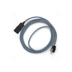 Plug-in Pendant With Switch On Socket | RZ12 Blue & White Chevron 7 Plug-in Pendant With Switch On Socket | RZ12 Blue & White Chevron -Home-Lamps plug in pendant with switch on socket rz12 blue white chevron 2