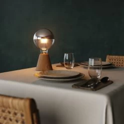 Portable And Rechargeable Cabless01 LED Lamp With Silver Half Sphere Globe Light Bulb 27 Portable And Rechargeable Cabless01 LED Lamp With Silver Half Sphere Globe Light Bulb -Home-Lamps portable and rechargeable cabless01 led lamp with silver half sphere globe light bulb 5