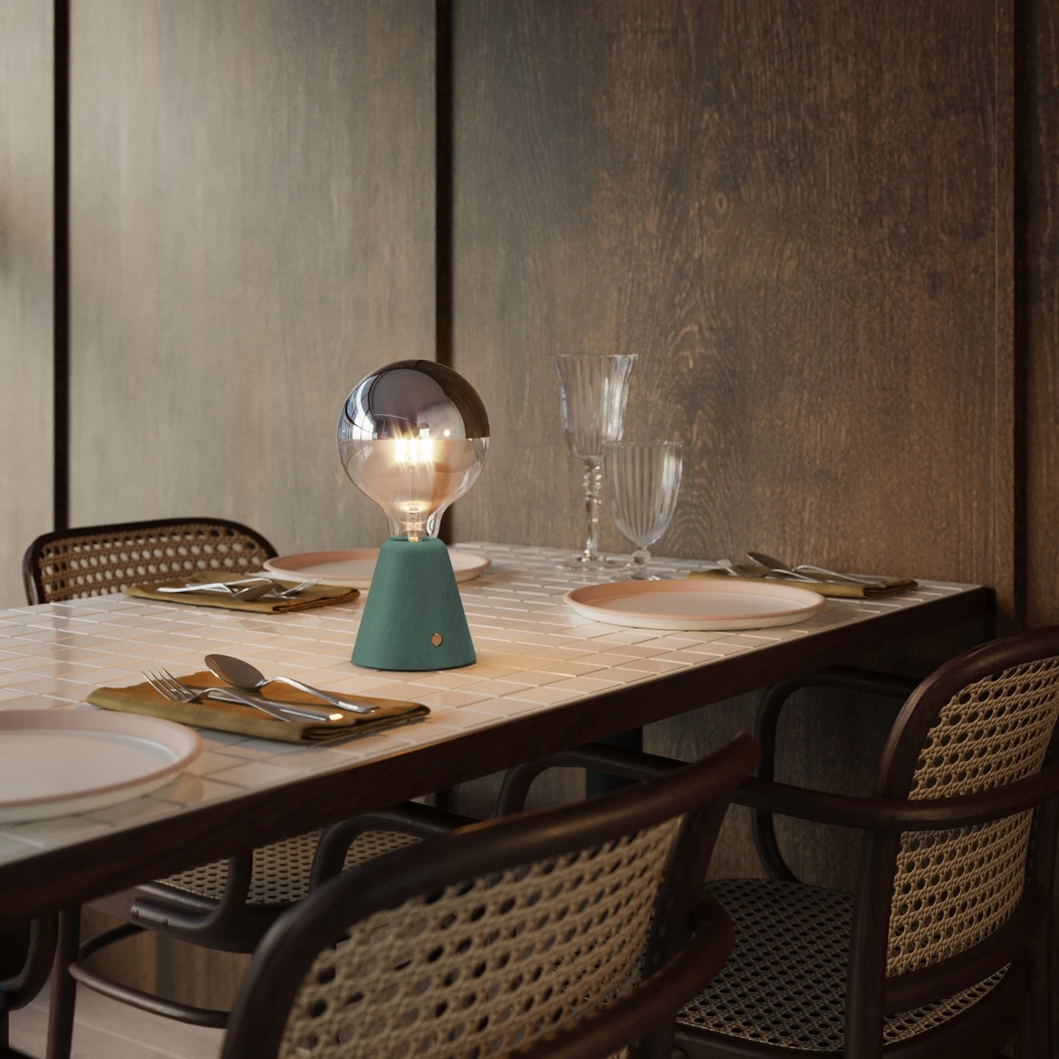 Portable And Rechargeable Cabless01 LED Lamp With Silver Half Sphere Globe Light Bulb 12 Portable And Rechargeable Cabless01 LED Lamp With Silver Half Sphere Globe Light Bulb - Image 10