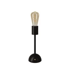 Portable And Rechargeable Cabless02 Lamp With Golden Edison Light Bulb