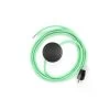 Power Cord With Foot Switch, RC34 Mint Green Cotton - Choose Color Of Switch/plug -Home-Lamps power cord with foot switch rc34 mint green cotton choose color of switch plug