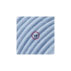 Power Cord With Foot Switch, RC53 Baby Blue Cotton - Choose Color Of Switch/plug