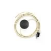 Power Cord With Foot Switch, RM00 Ivory Rayon - Choose Color Of Switch/plug -Home-Lamps power cord with foot switch rm00 ivory rayon choose color of switch plug