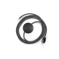 Power Cord With Foot Switch, RM03 Gray Rayon - Choose Color Of Switch/plug