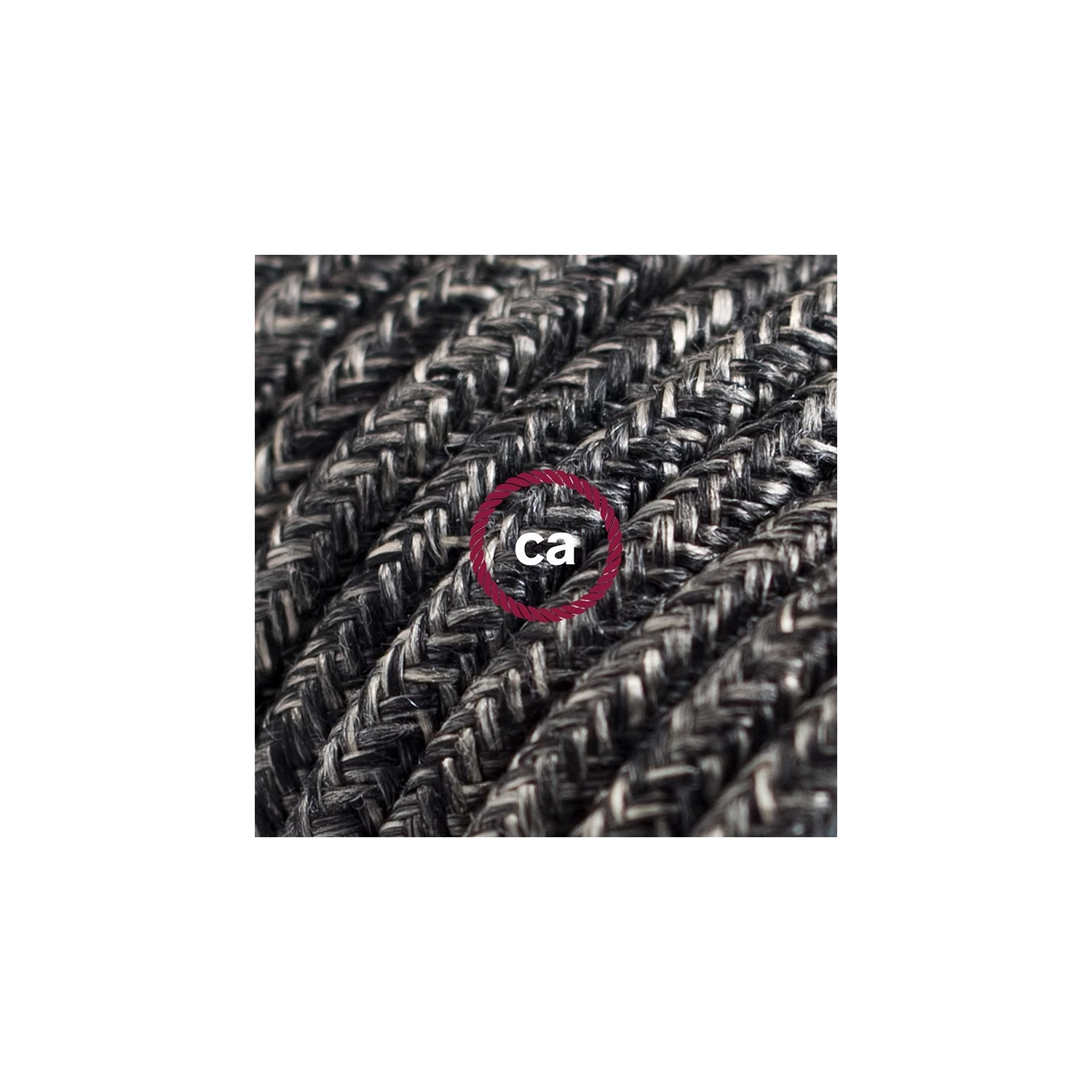 Power Cord With Foot Switch, RN03 Charcoal Linen - Choose Color Of Switch/plug 4 Power Cord With Foot Switch, RN03 Charcoal Linen - Choose Color Of Switch/plug - Image 2