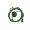 Power Cord With Foot Switch, RX08 Green Cotton Tweed - Choose Color Of Switch/plug -Home-Lamps power cord with foot switch rx08 green cotton tweed choose color of switch plug