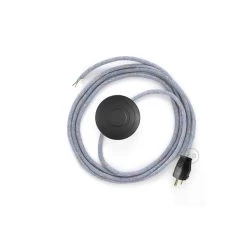 Power Cord With Foot Switch, RX09 Lollipop Cotton - Choose Color Of Switch/plug 5 Power Cord With Foot Switch, RX09 Lollipop Cotton - Choose Color Of Switch/plug -Home-Lamps power cord with foot switch rx09 lollipop cotton choose color of switch plug 1