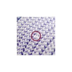 Power Cord With Foot Switch, RZ07 Lilac & White Chevron - Choose Color Of Switch/plug