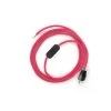 Power Cord With In-line Switch, RM08 Fuchsia Rayon - Choose Color Of Switch/plug -Home-Lamps power cord with in line switch rm08 fuchsia rayon choose color of switch plug