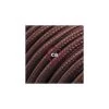Power Cord With In-line Switch, RM13 Brown Rayon - Choose Color Of Switch/plug -Home-Lamps power cord with in line switch rm13 brown rayon choose color of switch plug