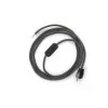 Power Cord With In-line Switch, RM26 Dark Gray Rayon - Choose Color Of Switch/plug -Home-Lamps power cord with in line switch rm26 dark gray rayon choose color of switch plug