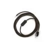 Power Cord With In-line Switch, RN04 Brown Linen - Choose Color Of Switch/plug -Home-Lamps power cord with in line switch rn04 brown linen choose color of switch plug