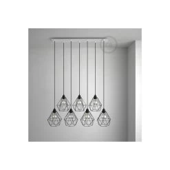 Rectangular 35.40x7.90" XXL Ceiling Rose With 7 Holes + Accessories -Home-Lamps rectangular 3540x790 xxl ceiling rose with 7 holes accessories 3