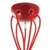 Red Ceramic Spider, Multiple Suspension With 6-7 Pendant, RM09 Red Cable -Home-Lamps red ceramic spider multiple suspension with 6 7 pendant rm09 red cable