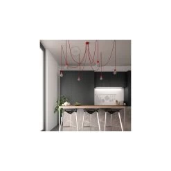 Red Ceramic Spider, Multiple Suspension With 6-7 Pendant, RM09 Red Cable 16 Red Ceramic Spider, Multiple Suspension With 6-7 Pendant, RM09 Red Cable -Home-Lamps red ceramic spider multiple suspension with 6 7 pendant rm09 red cable 6