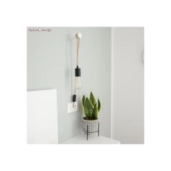 Rolé, Wooden Cable Clip, Fabric Cable Wall Fixture -Home-Lamps role wooden cable clip fabric cable wall fixture 8