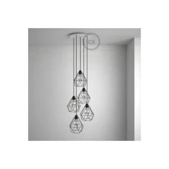 Round 13.80" XXL Ceiling Rose With 5 Holes + Accessories -Home-Lamps round 1380 xxl ceiling rose with 5 holes accessories 3