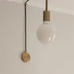 Sarè | Brushed Gold Metal Fairlead -Home-Lamps sare brushed gold metal fairlead 1