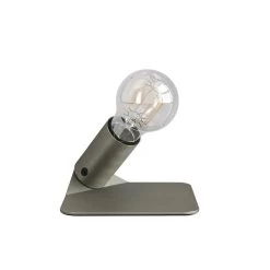 SI! 5V Table Lamp With A60 Light Bulb And Metallic Base
