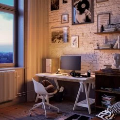 SI! 5V Table Lamp With A60 Light Bulb And Metallic Base -Home-Lamps si 5v table lamp with a60 light bulb and metallic base 8