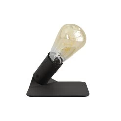 SI! 5V Table Lamp With ST64 Light Bulb And Metallic Base -Home-Lamps si 5v table lamp with st64 light bulb and metallic base 19