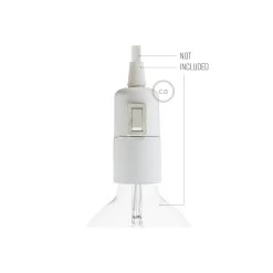 Smooth Sided Bakelite Phenolic Socket - ON/OFF SWITCH - E26 -Home-Lamps smooth sided bakelite phenolic socket on off switch e26 3