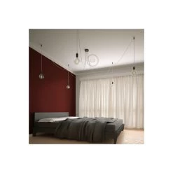 Spider, Multiple Suspension With 5 Pendants, Black Metal, RM01 White Cable -Home-Lamps spider multiple suspension with 5 pendants black metal rm01 white cable 2