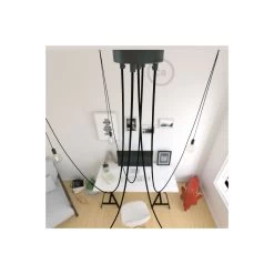 Spider, Multiple Suspension With 5 Pendants, Black Metal, RM04 Black Cable 9 Spider, Multiple Suspension With 5 Pendants, Black Metal, RM04 Black Cable -Home-Lamps spider multiple suspension with 5 pendants black metal rm04 black cable 3