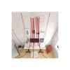 Spider, Multiple Suspension With 7 Pendants, White Metal, RM09 Red Cable -Home-Lamps spider multiple suspension with 7 pendants white metal rm09 red cable
