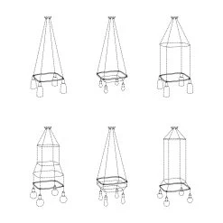 Square Cage - Structure For Lamps -Home-Lamps square cage structure for lamps 15