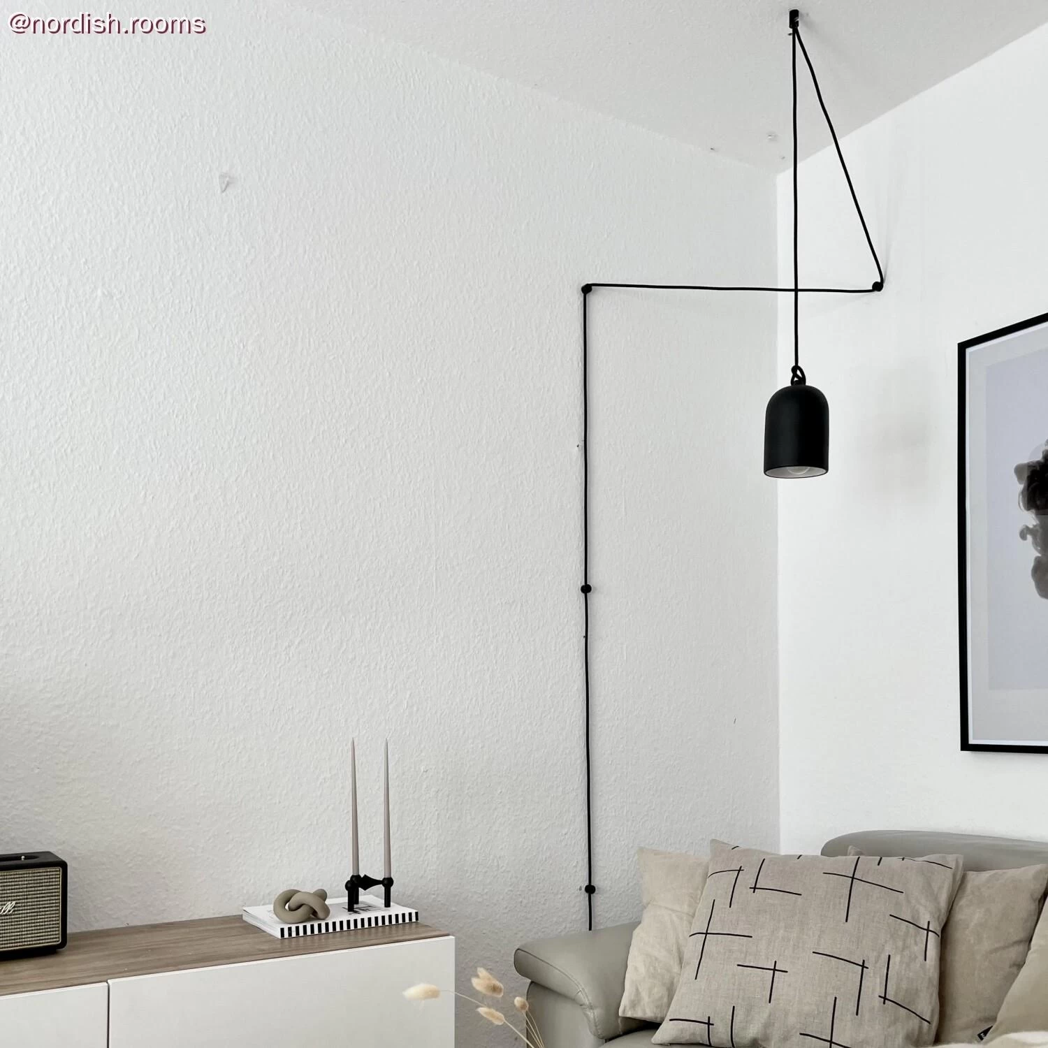 Swag Hook, Black "V" Ceiling Or Wall Hook For Any Fabric Electric Cable 8 Swag Hook, Black "V" Ceiling Or Wall Hook For Any Fabric Electric Cable - Image 6