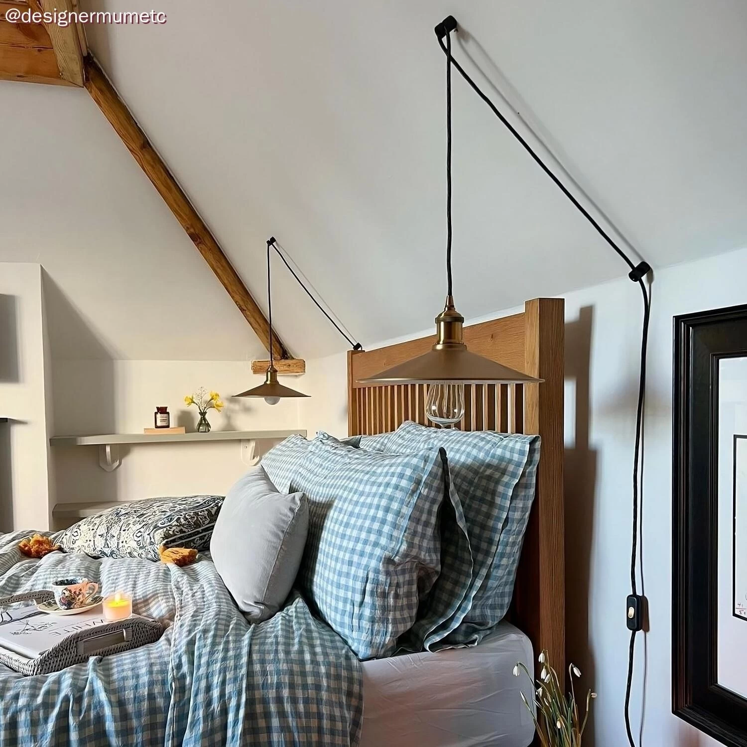 Swag Hook, Black "V" Ceiling Or Wall Hook For Any Fabric Electric Cable 11 Swag Hook, Black "V" Ceiling Or Wall Hook For Any Fabric Electric Cable - Image 9