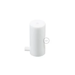 Swag Hook, White Ceiling Hook And Stop For Fabric Cable -Home-Lamps swag hook white ceiling hook and stop for fabric cable 2